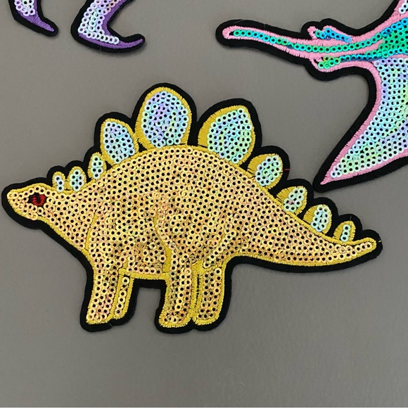 Dinosaur sequin patches NEW - Picture 6 of 8